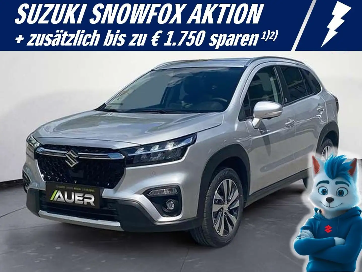 Suzuki S-Cross 1,5 Hybrid ALLGRIP flash | ab 29.240,- Silber - 1