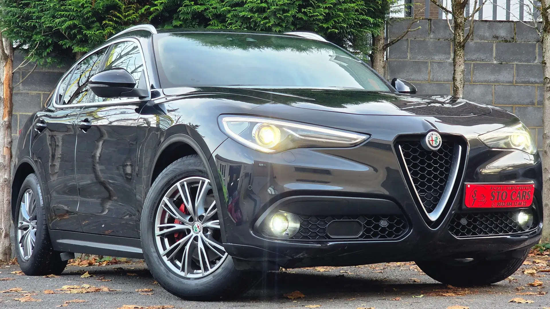 Alfa Romeo Stelvio Stelvio / 2.2JTD / Xenon / Toit Pano / Cuir / Clim Noir - 1