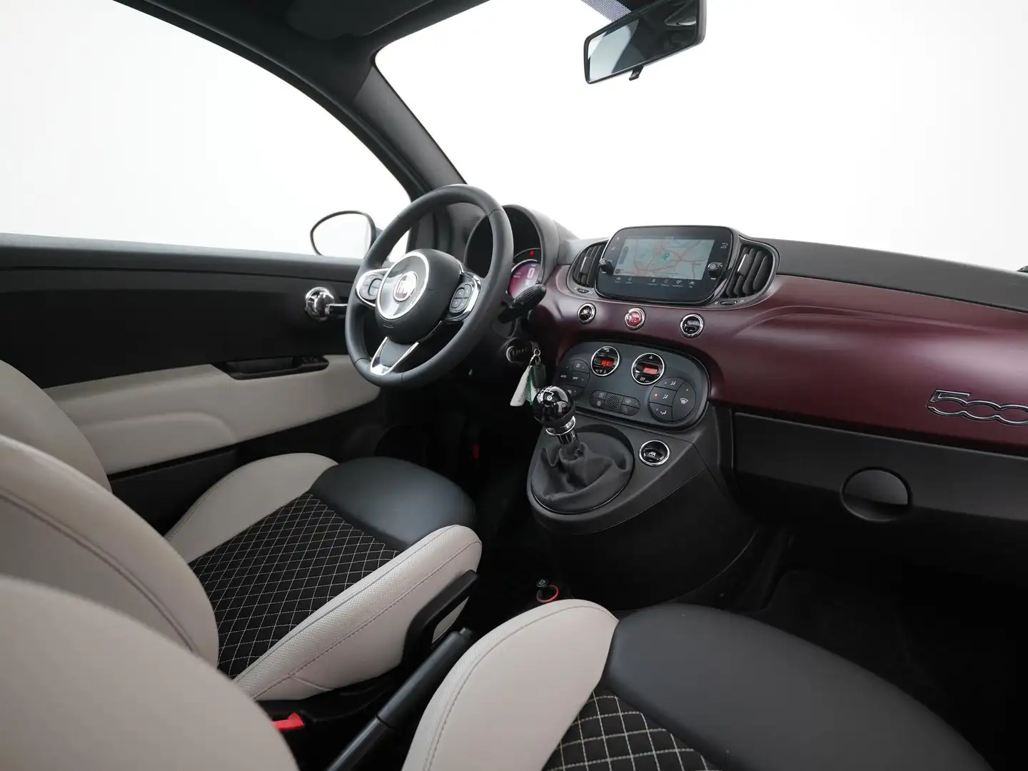 Fiat 500 1.2 Sport | Panoramadak | Digital Cockpit | Naviga Gris - 2