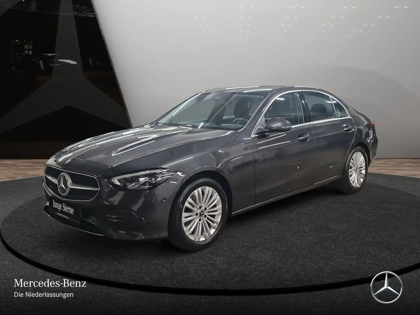 Mercedes-Benz C 180 AVANTG+LED+KAMERA+TOTW+KEYLESS+9G Grau - 2