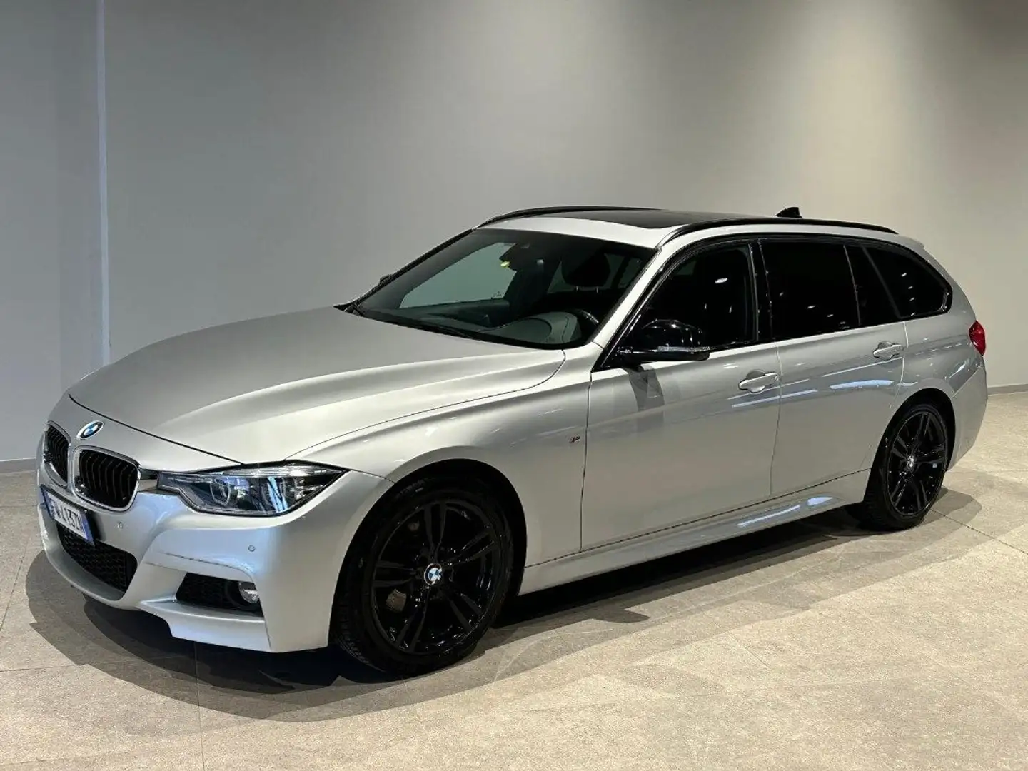 BMW 318 d Touring Msport Argent - 1