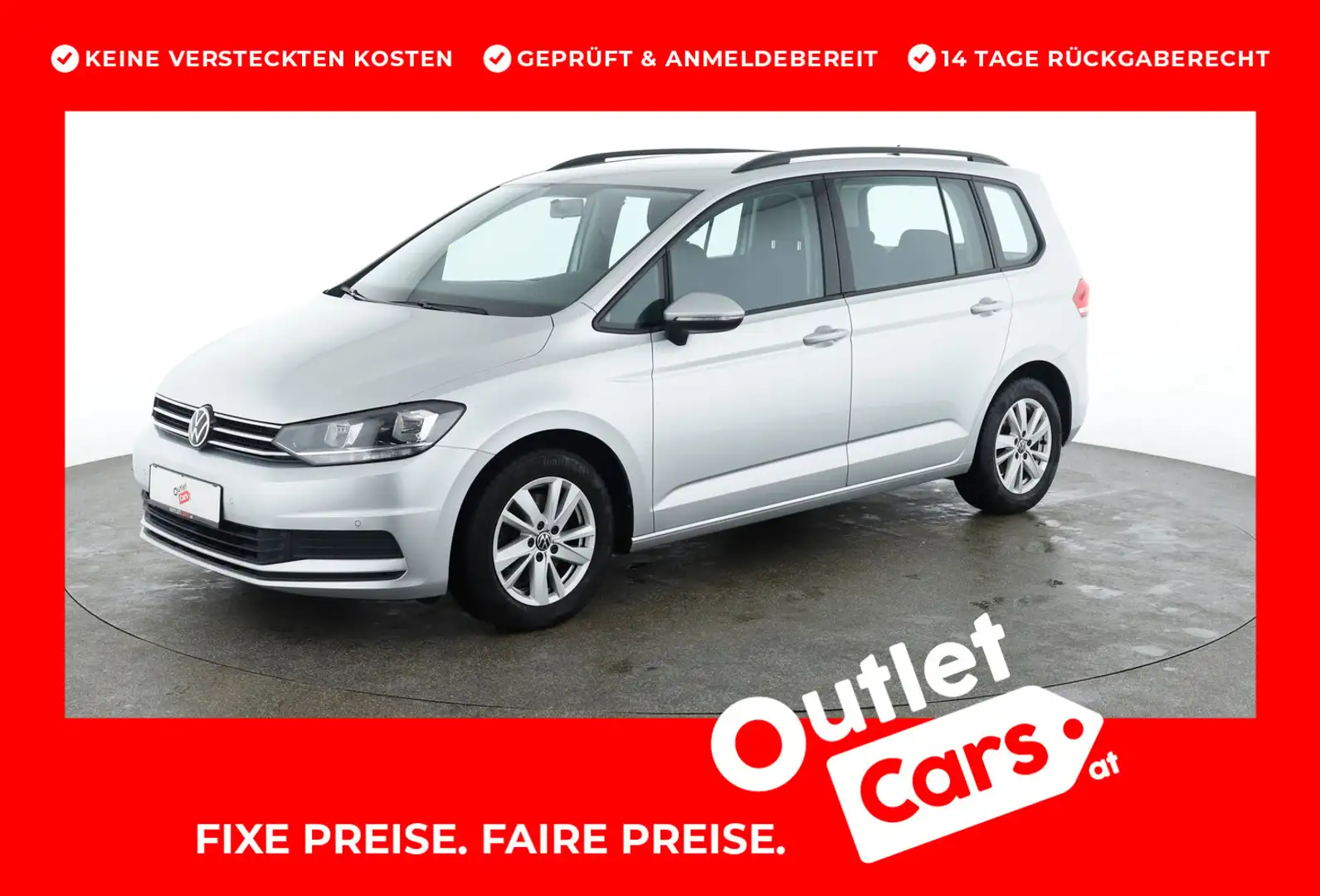 Volkswagen Touran Comfortline TDI SCR DSG 5-Sitzer Argintiu - 1