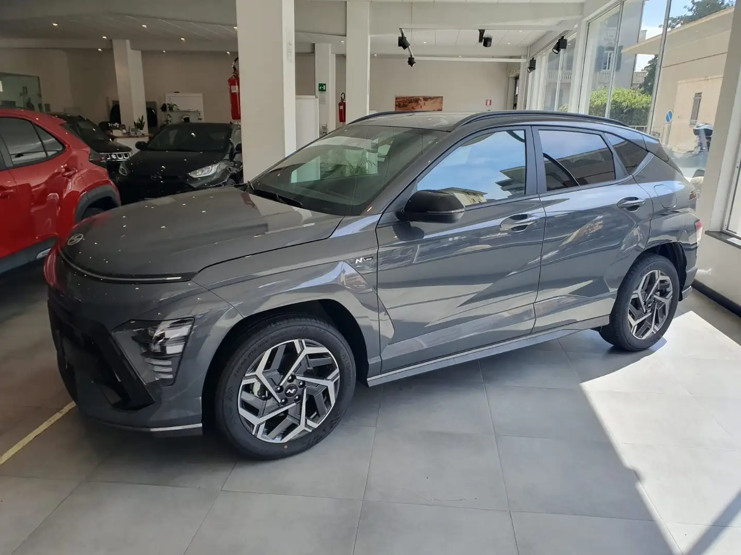 Hyundai KONA KM0 Kona 1.6 FULL HYBRID NLine 2wd 129cv dct Šedá - 2