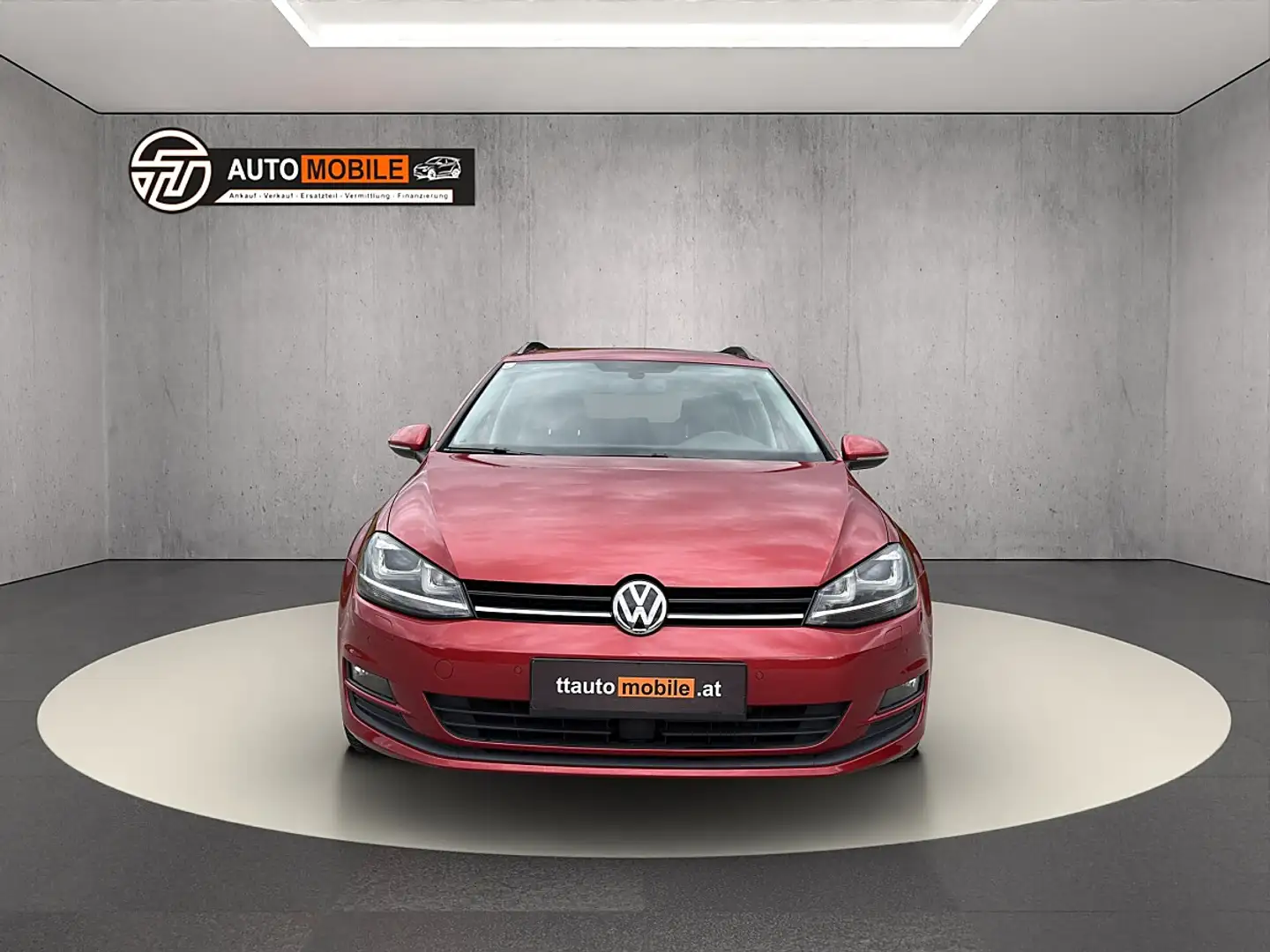 Volkswagen Golf Variant Rabbit 1,6 TDI DSG Rot - 2