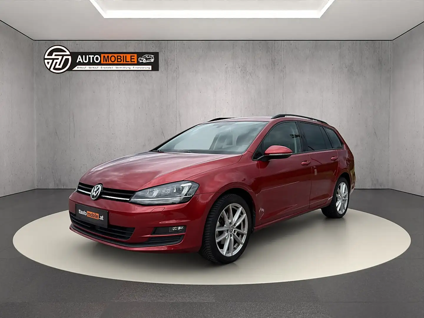 Volkswagen Golf Variant Rabbit 1,6 TDI DSG Rot - 1