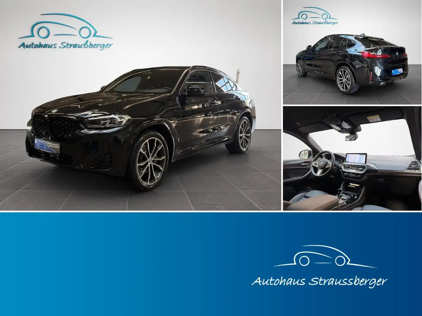 BMW X4 30xd M Sport AHK ACC STHZ QI WLAN adaptiv-LED Negro - 1