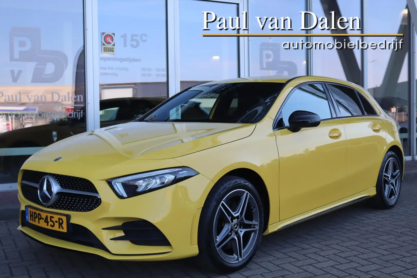 Mercedes-Benz A 250 A250e 218PK AUTOMAAT AMG NIGHT Navi Carplay | Crui Geel - 1