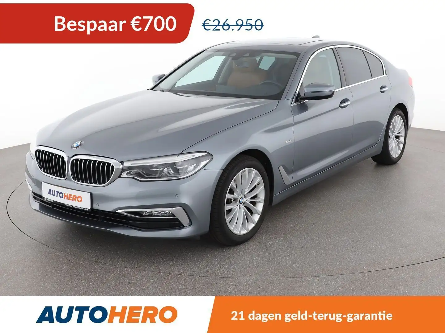 BMW 520 520i Luxury Line Grijs - 1