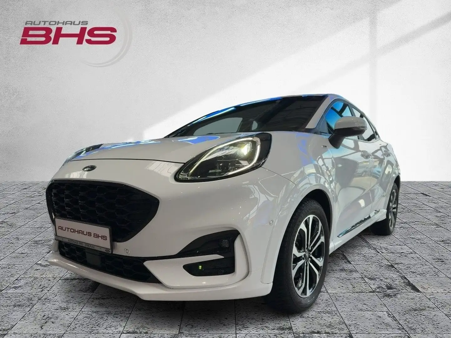 Ford Puma 1,0 EcoBoost 125PS MHEV ST-Line X Weiß - 1