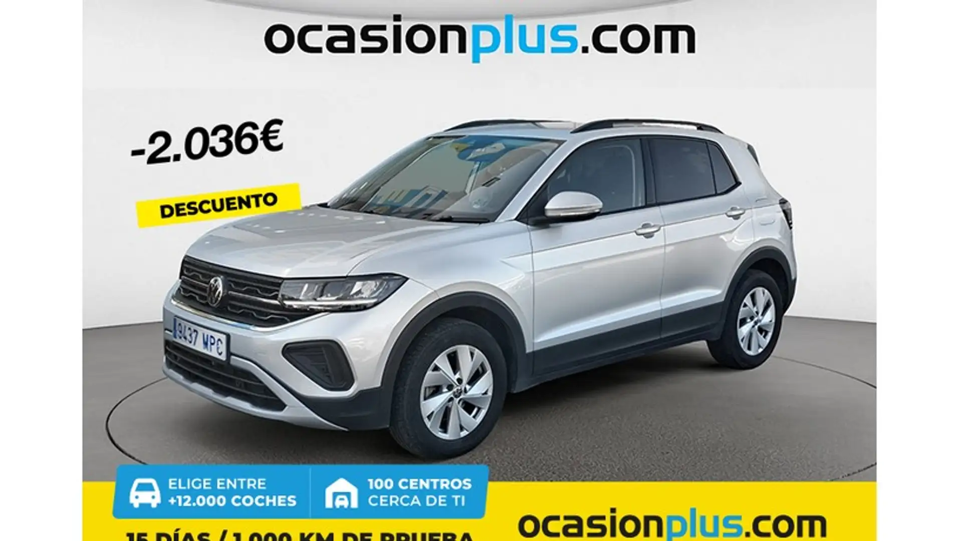 Volkswagen T-Cross 1.0 TSI Life 85kW Aut. Plateado - 1