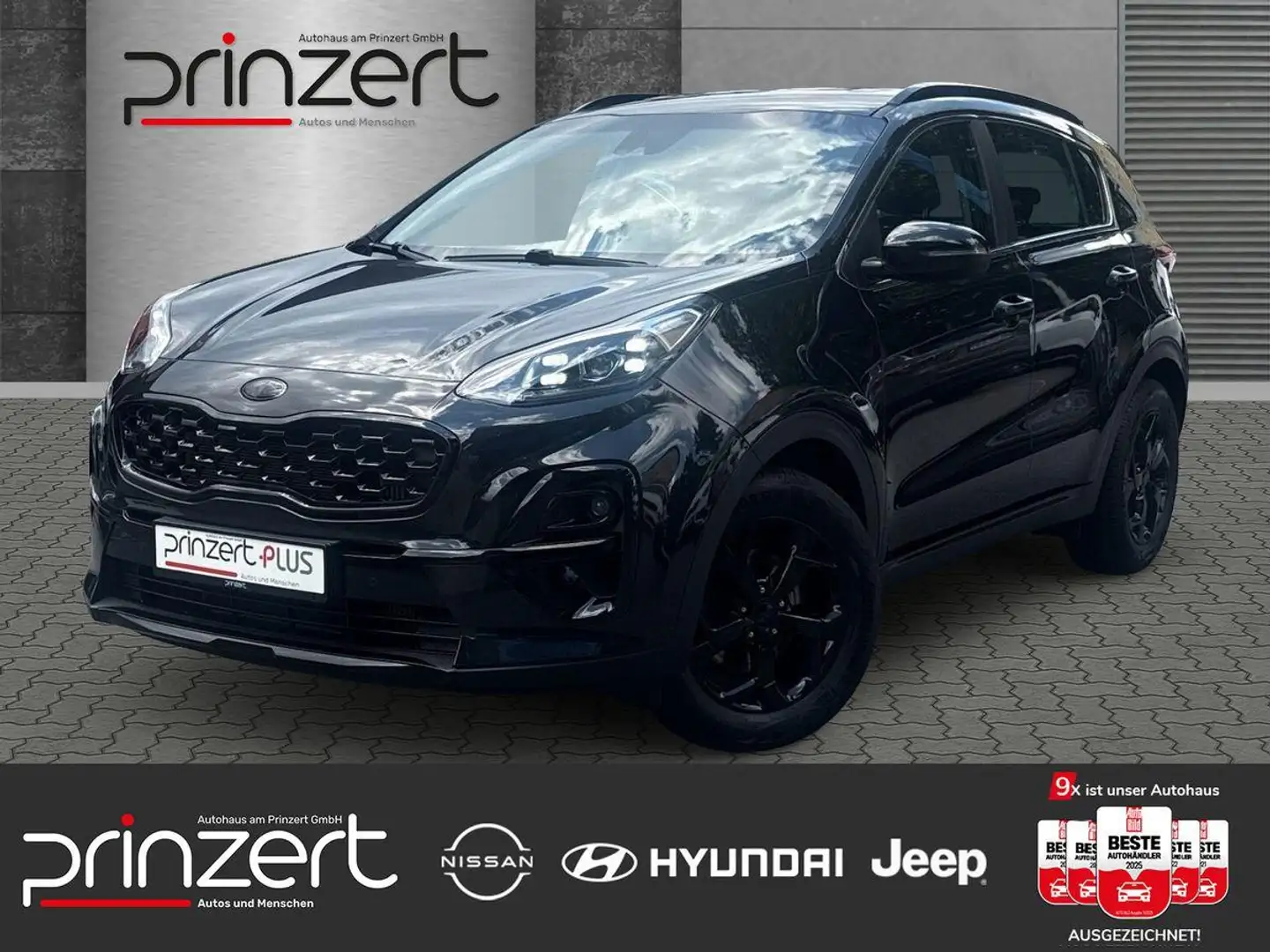Kia Sportage 1.6 T-GDI DCT7 "Black Edition" 4WD*Premium-Paket Zwart - 1