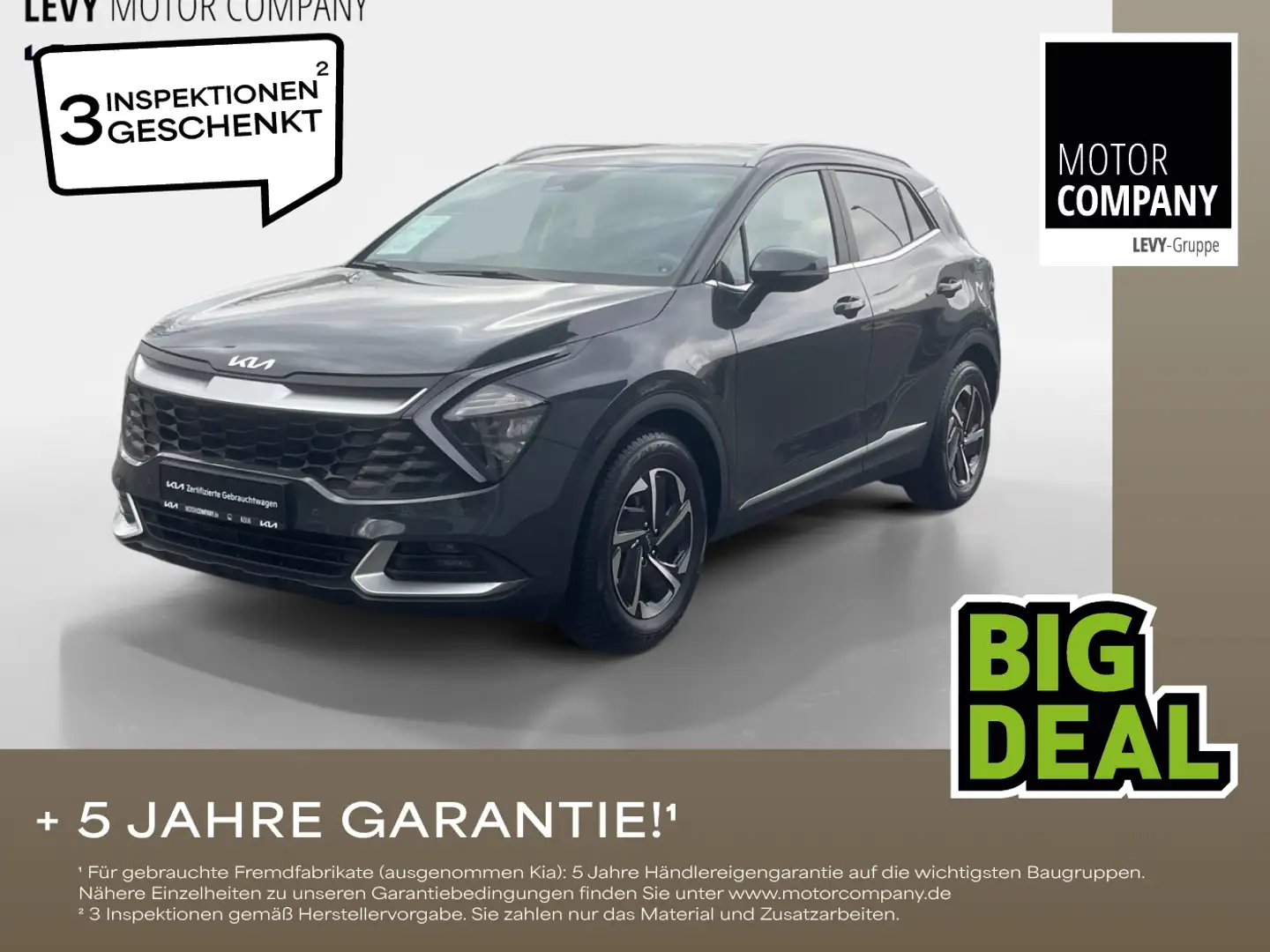 Kia Sportage 1.6 T-GDI Vision +Allwetter+Navi+R.Kam+ Сірий - 1