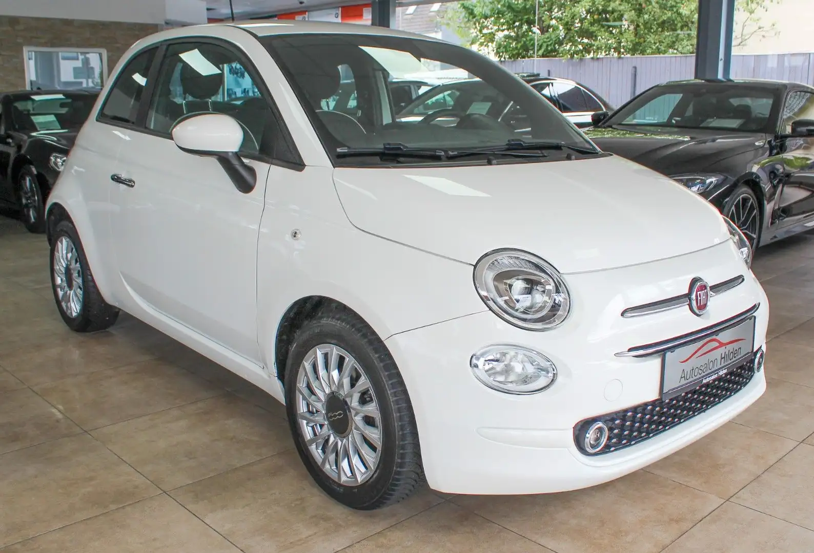 Fiat 500 1.0 Lounge Navi CarPlay PDC 1.Hand Blanc - 1