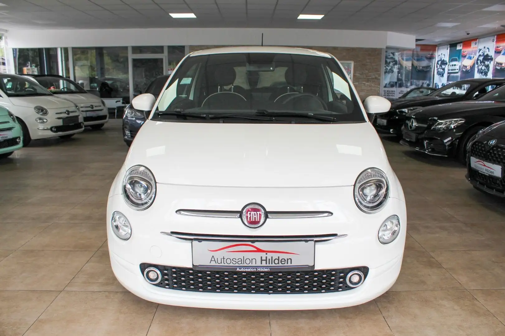 Fiat 500 1.0 Lounge Navi CarPlay PDC 1.Hand Blanc - 2