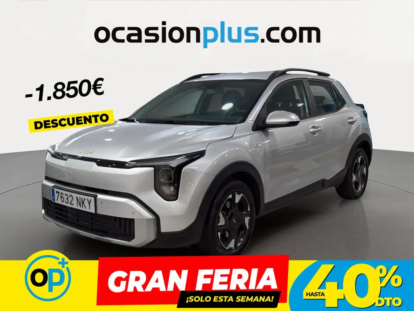 Kia Stonic 1.0 T-GDi MHEV Concept 100 Gris - 1