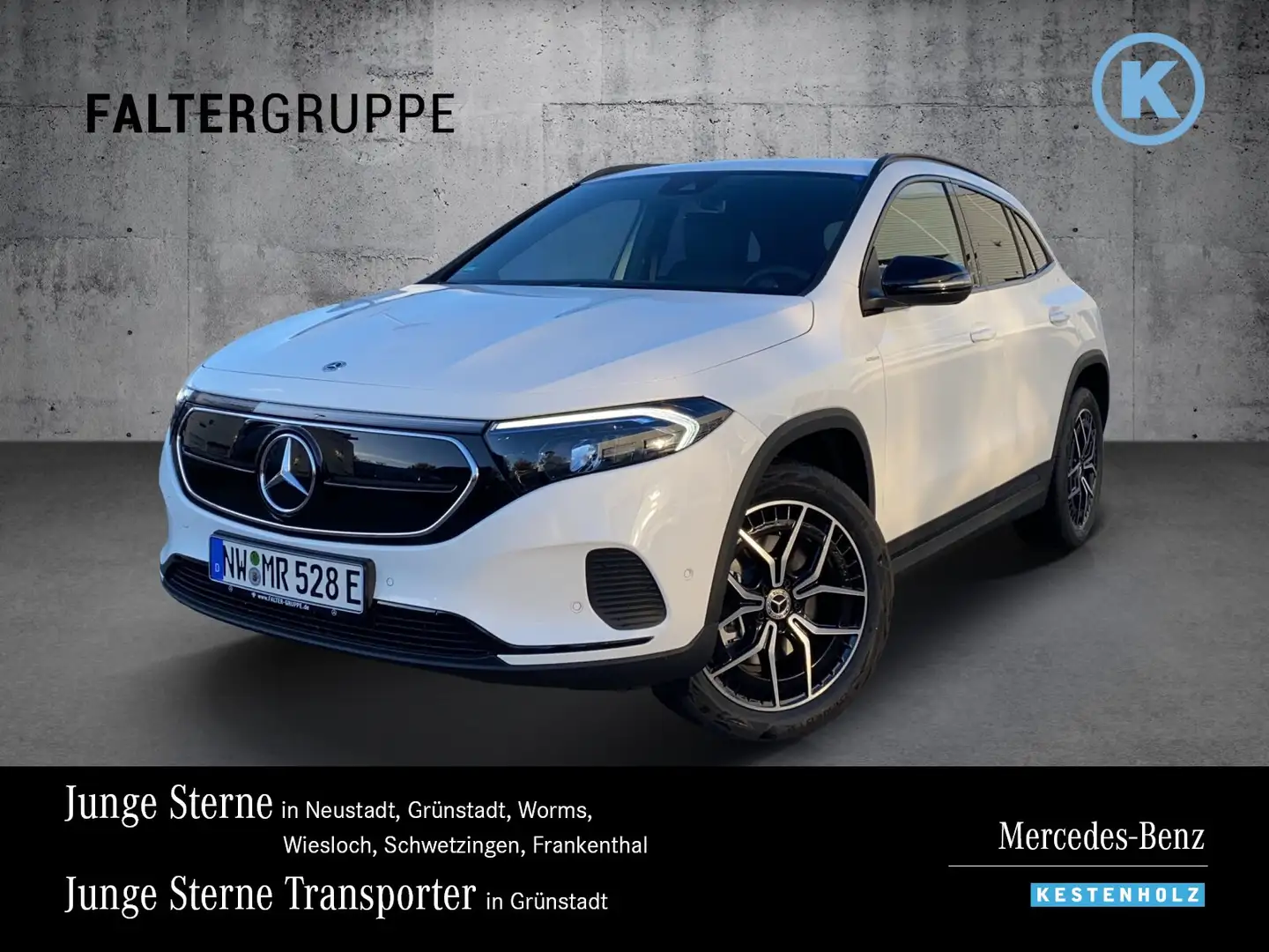 Mercedes-Benz EQA 300 EQA 300 4M PROGRESSIVE+NIGHT+19"+KAM+EASYP+AMBI Alb - 1