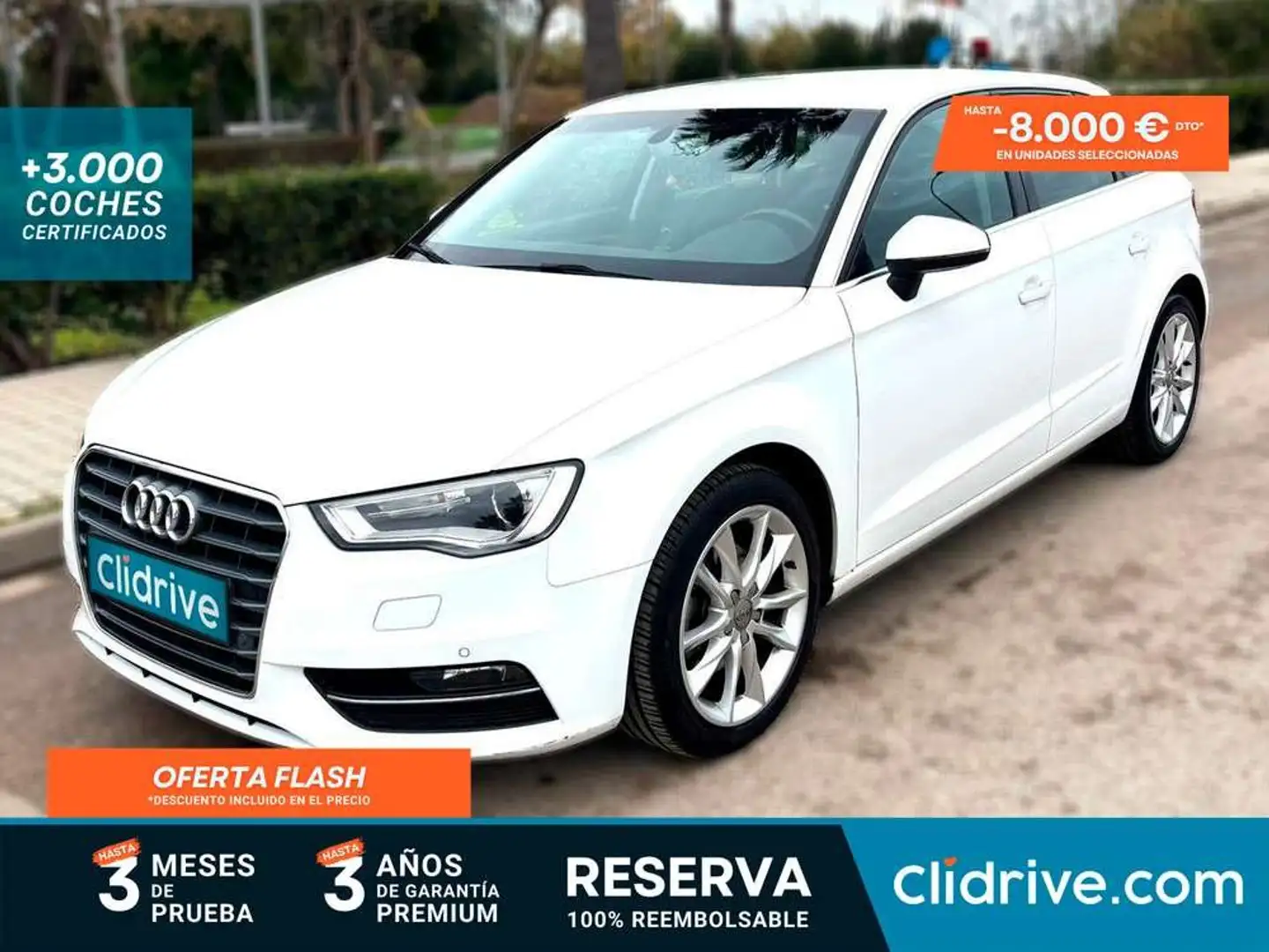 Audi A3 Sportback 1.6TDI 85kW Blanc - 1