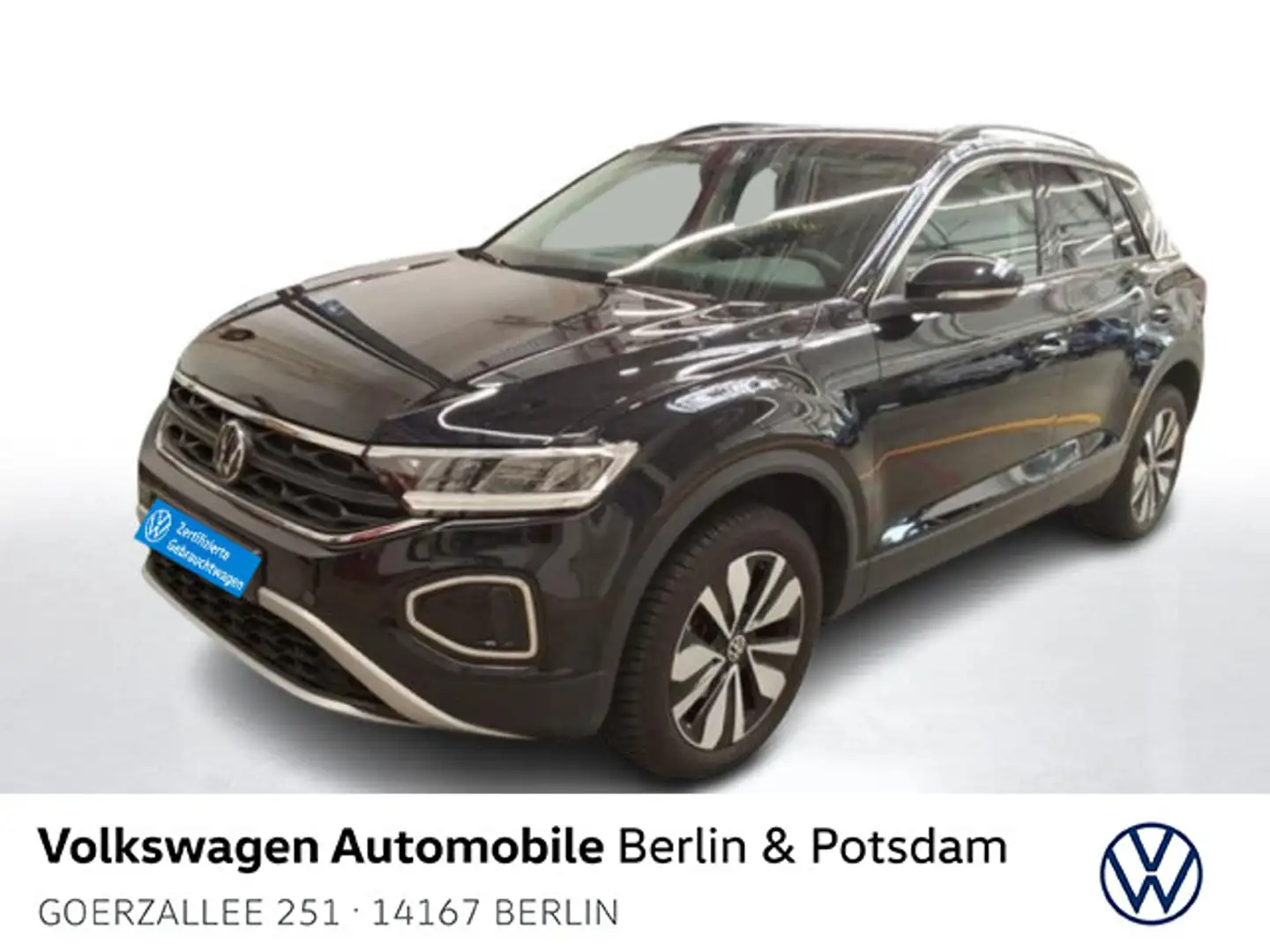 Volkswagen T-Roc 1.5 TSI DSG Move Navi AHK LED SHZ PDC Schwarz - 1