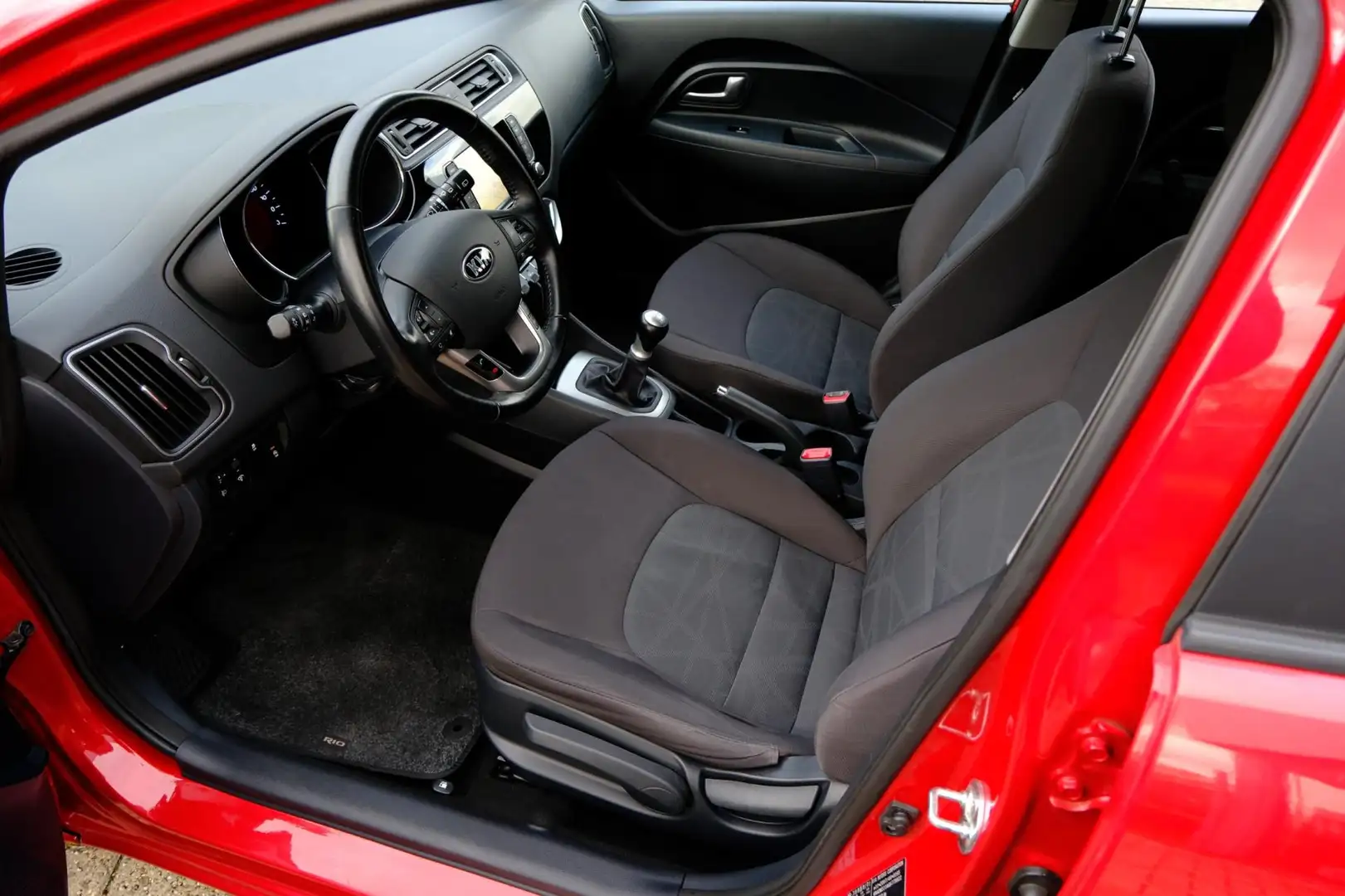 Kia Rio 1.2 CVVT ComfortPlusLine Navigator Navi|Cam|Airco| Rouge - 2