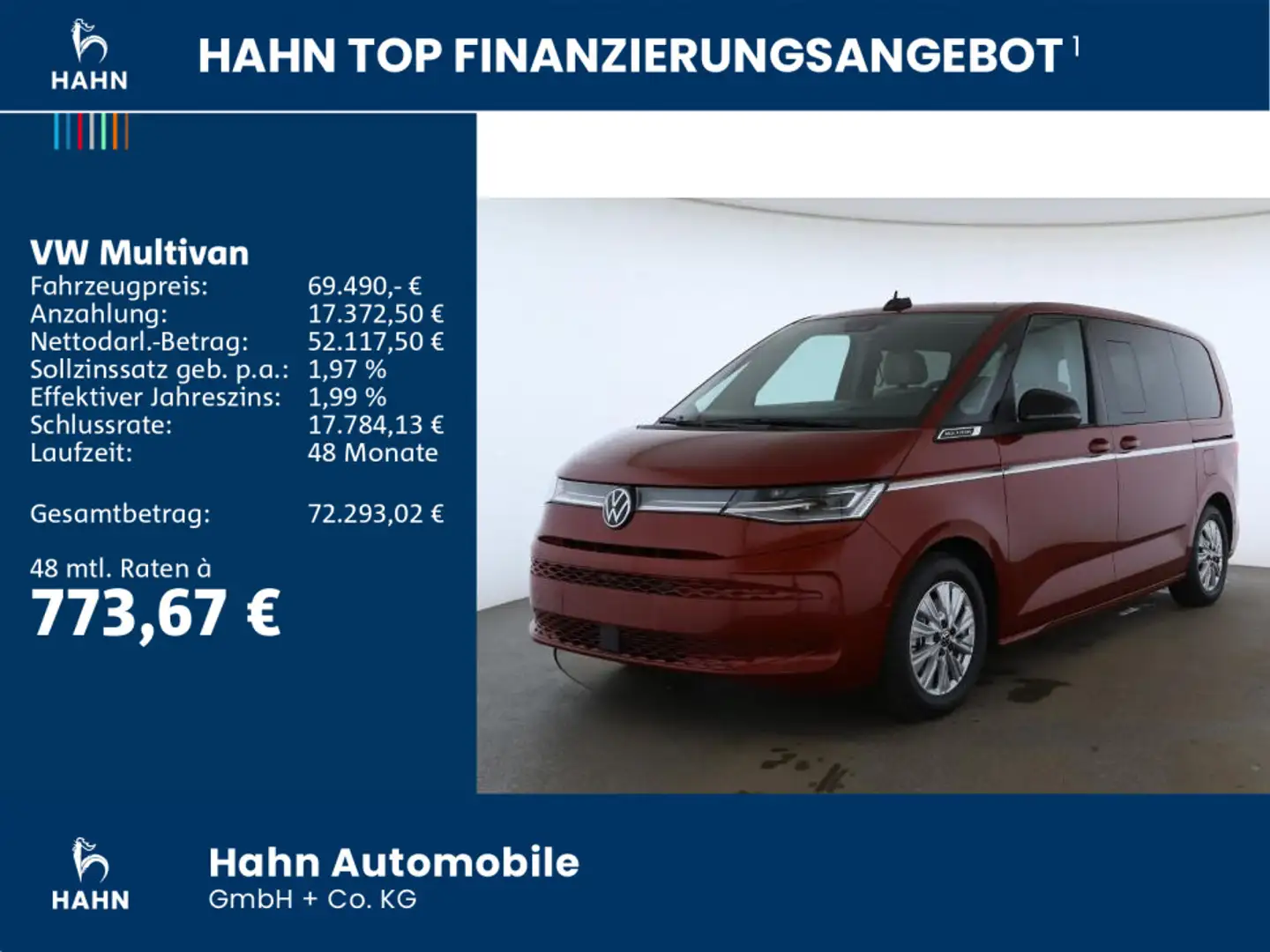 Volkswagen T7 Multivan Style 1,5TSI 130kW eHybrid 4MOTION Rot - 2