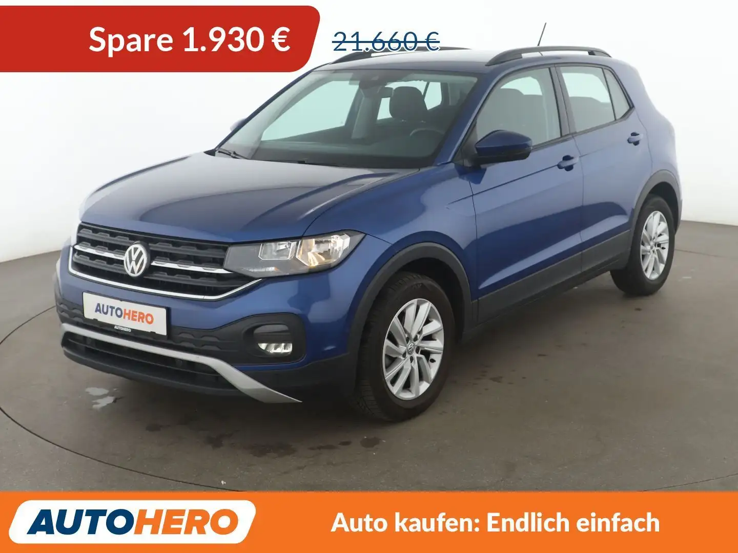 Volkswagen T-Cross 1.0 TSI Life Aut.*ACC*PDC*SHZ*KLIMA* Blau - 1