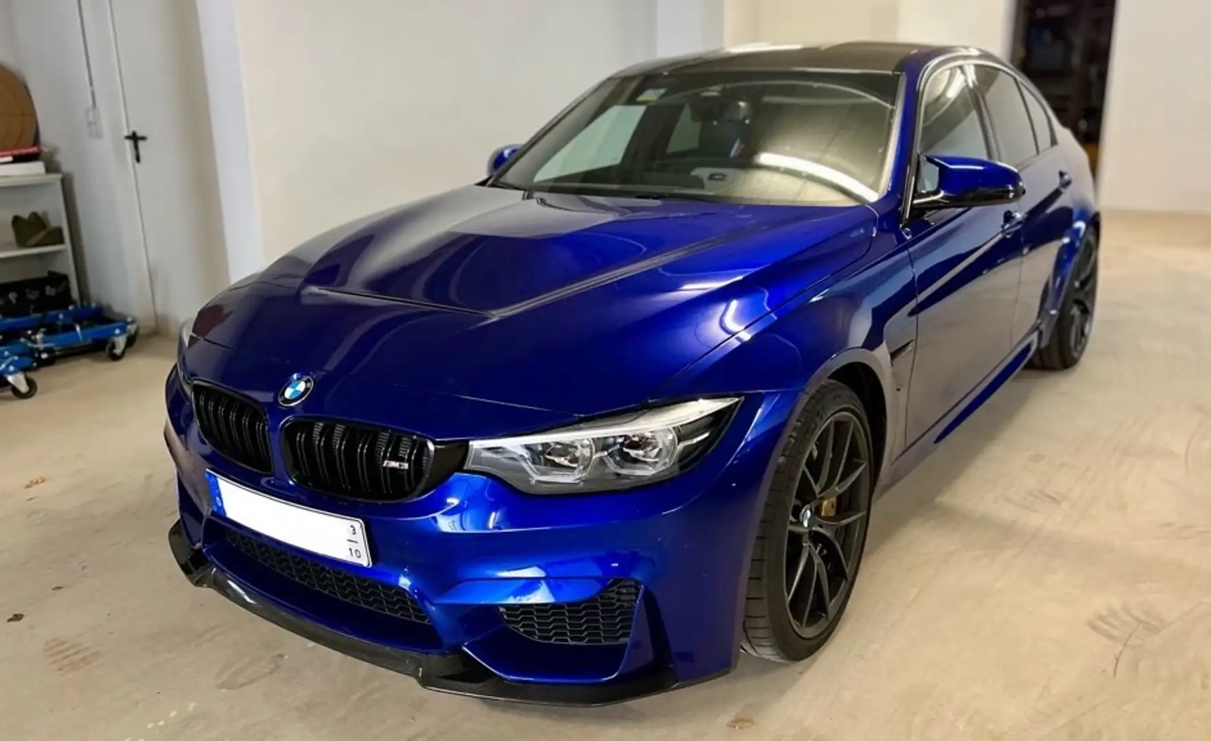 BMW M3 F80 M3 CS / XPEL / Carbon-Keramik / Sammlerzustand Modrá - 1