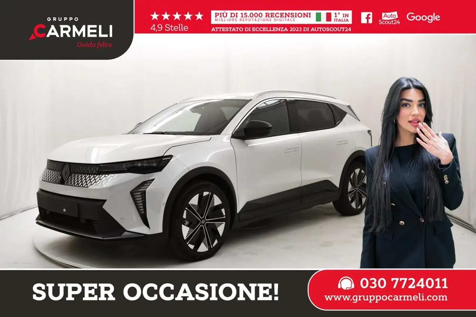 Renault Scenic Techno comfort range 170cv Blanco - 1