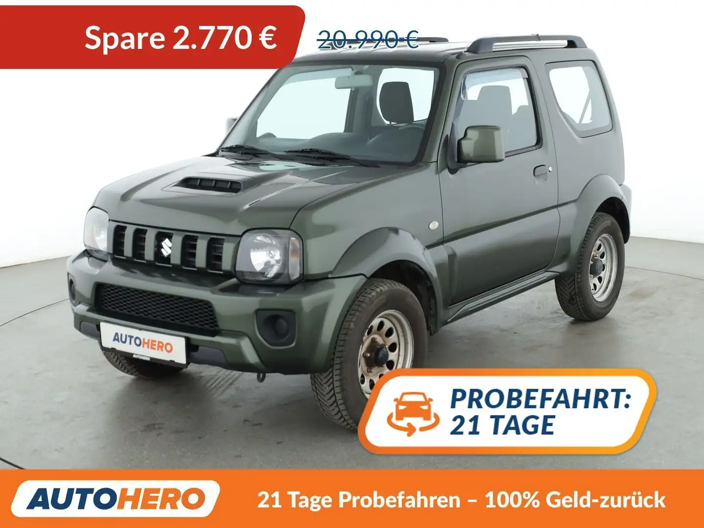 Suzuki Jimny 1.3 Comfort Aut.*SHZ*KLIMA* Grün - 1