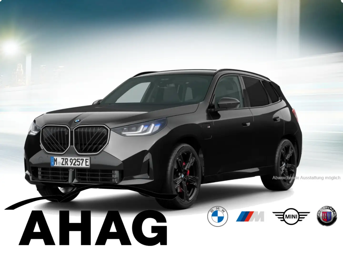BMW X3 30e xDrive | Sofort verfügbar! Negro - 2