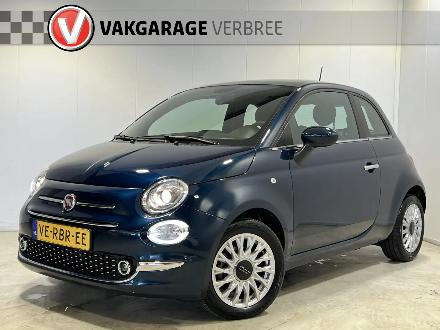 Fiat 500 1.0 Hybrid Dolcevita | Android/Apple Carplay | LM Blauw - 1