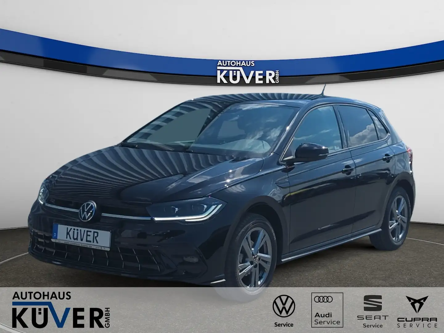 Volkswagen Polo R-Line 1,0 TSI DSG ACC+Matrix+Shzg.+IQ+16´´ Noir - 1
