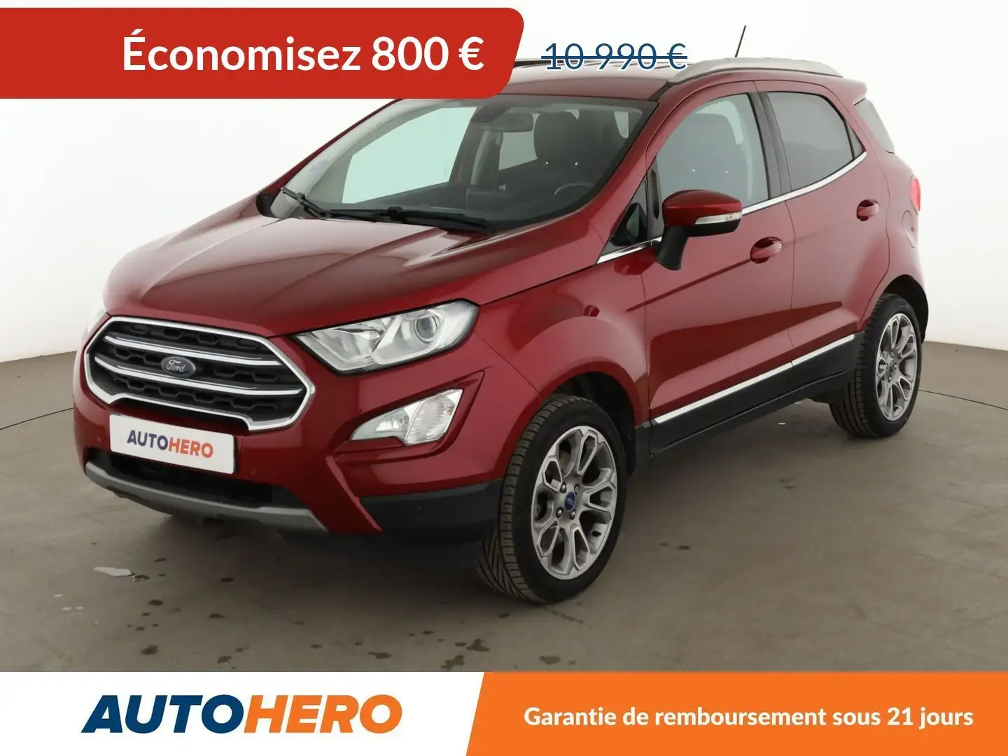 Ford EcoSport 1.0 EcoBoost Titanium Rouge - 1