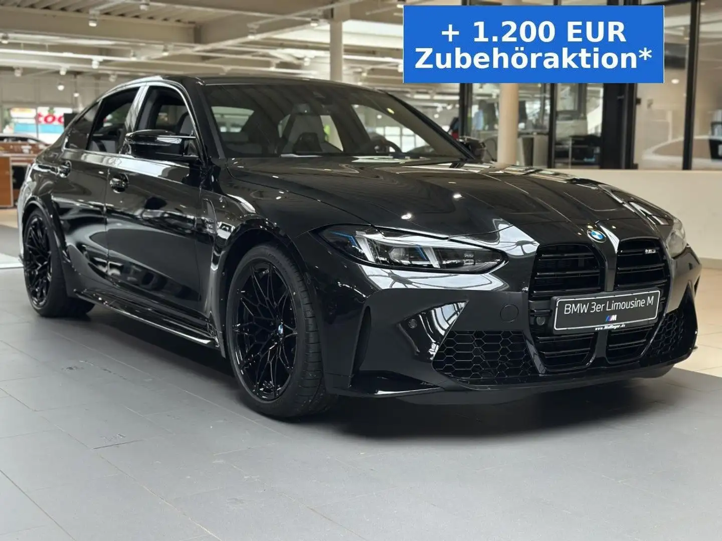 BMW M3 Lim. Ad. LED RFK Lenkhzg. Driving Assi. 20" HUD Negro - 2