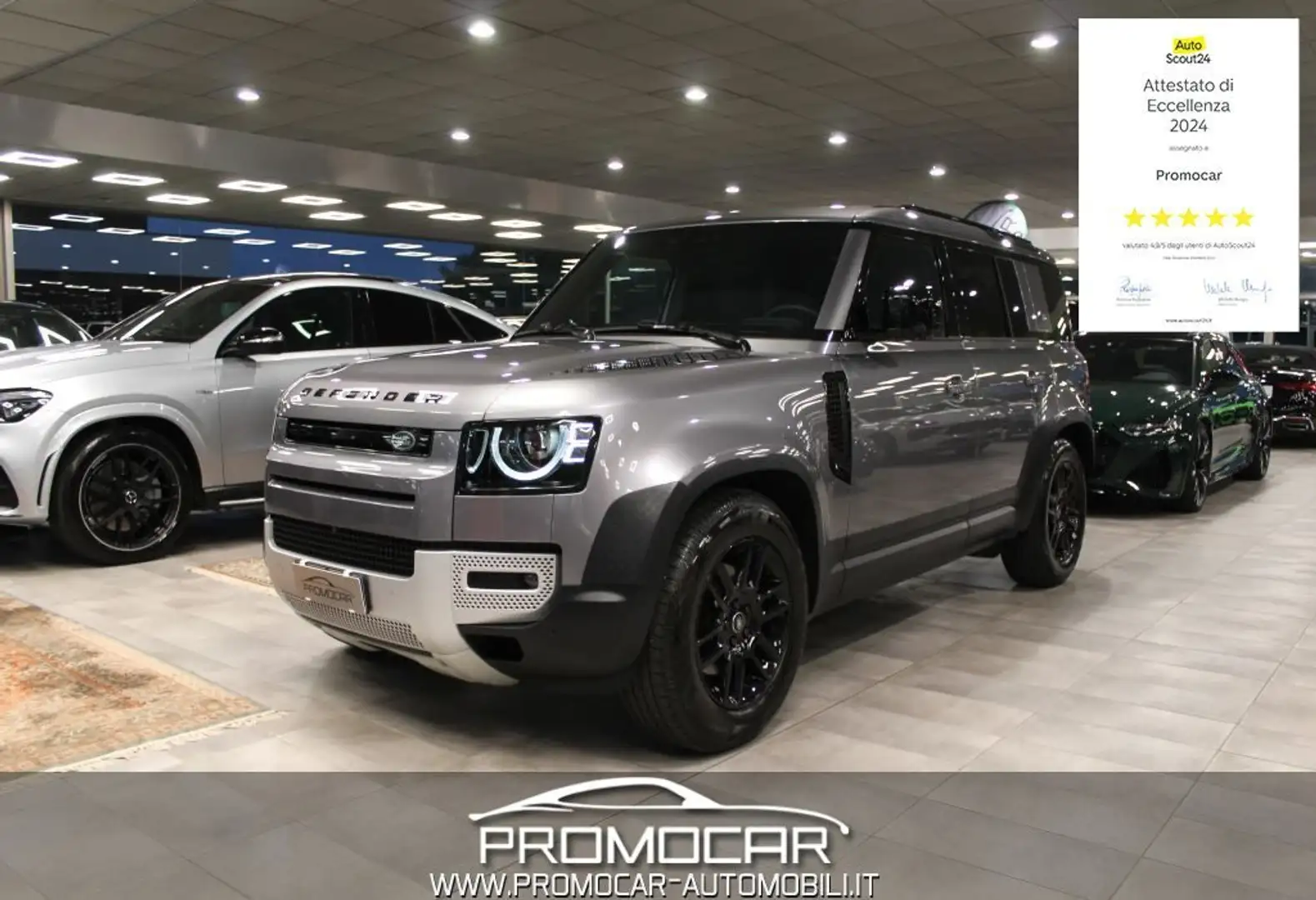 Land Rover Defender 110 3.0D I6 200 CV AWD AUTO SE *GANCIO*UNIPROP* Grigio - 1