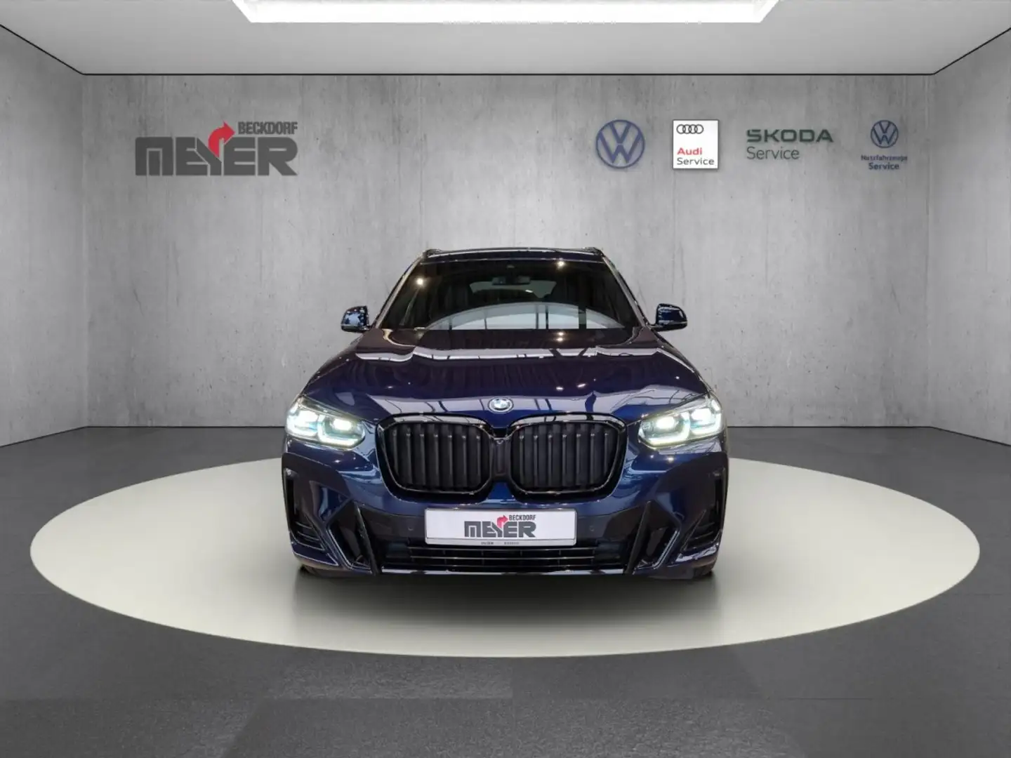 BMW X3 xDrive 30e M Sport Klima Navi Leder Blau - 2