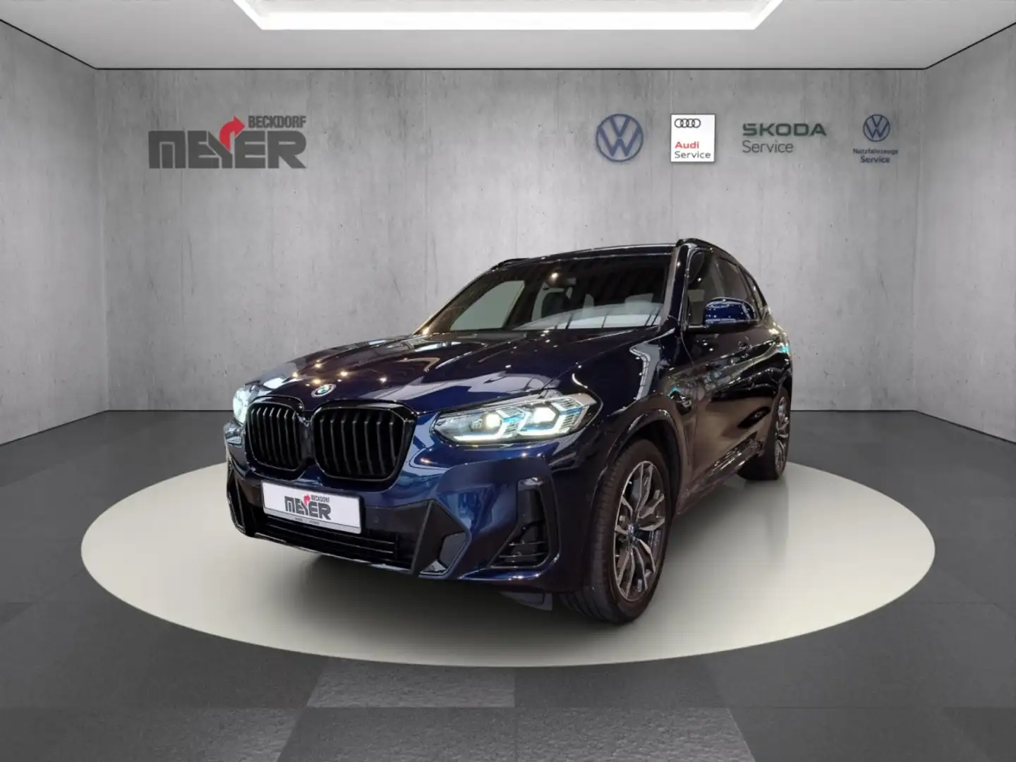 BMW X3 xDrive 30e M Sport Klima Navi Leder Blau - 1