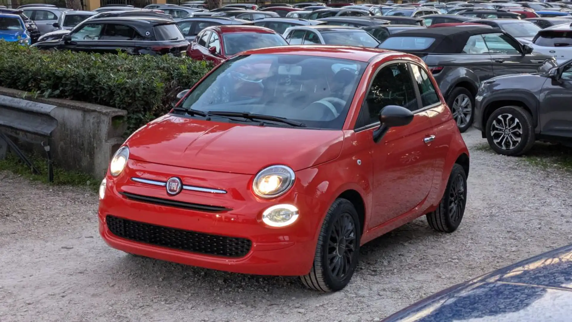 Fiat 500 HYBRID 1.0cc 70cv CRUISE CONTROL CERCHI IN LEGA Arancione - 2