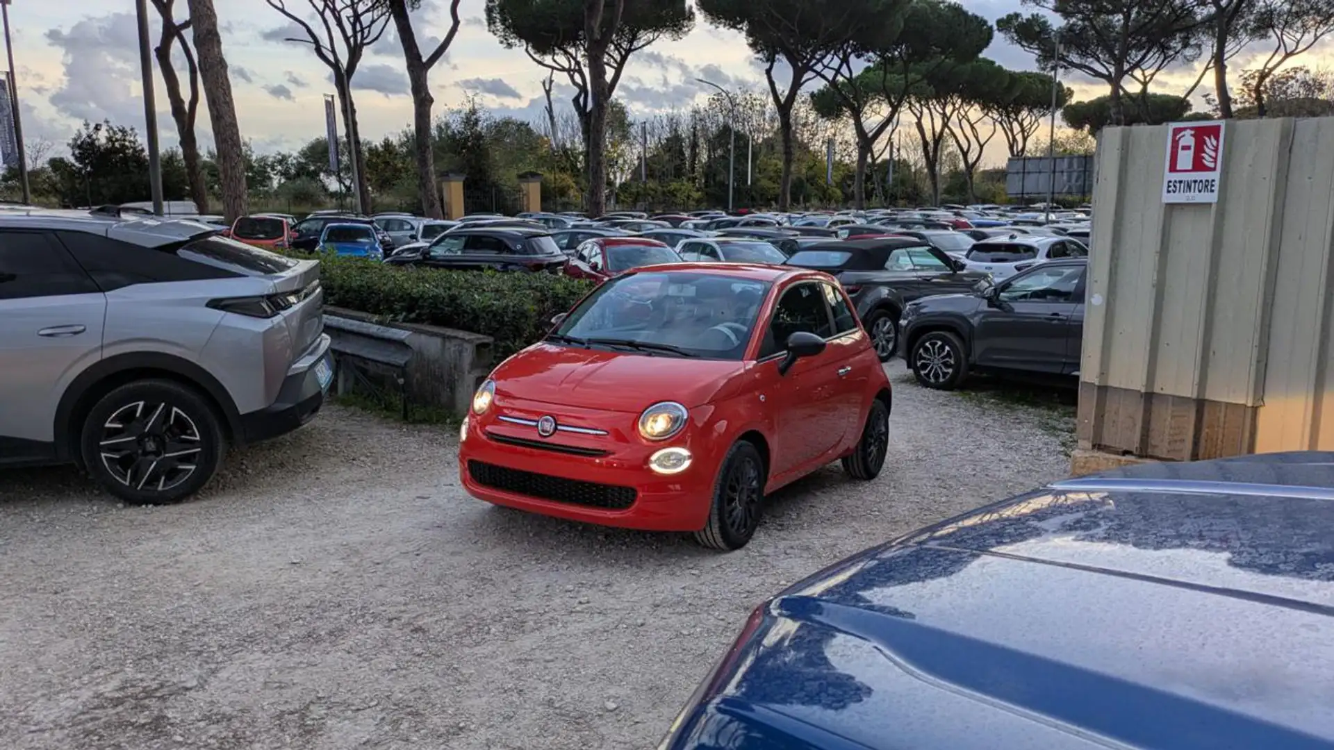 Fiat 500 HYBRID 1.0cc 70cv CRUISE CONTROL CERCHI IN LEGA Arancione - 1