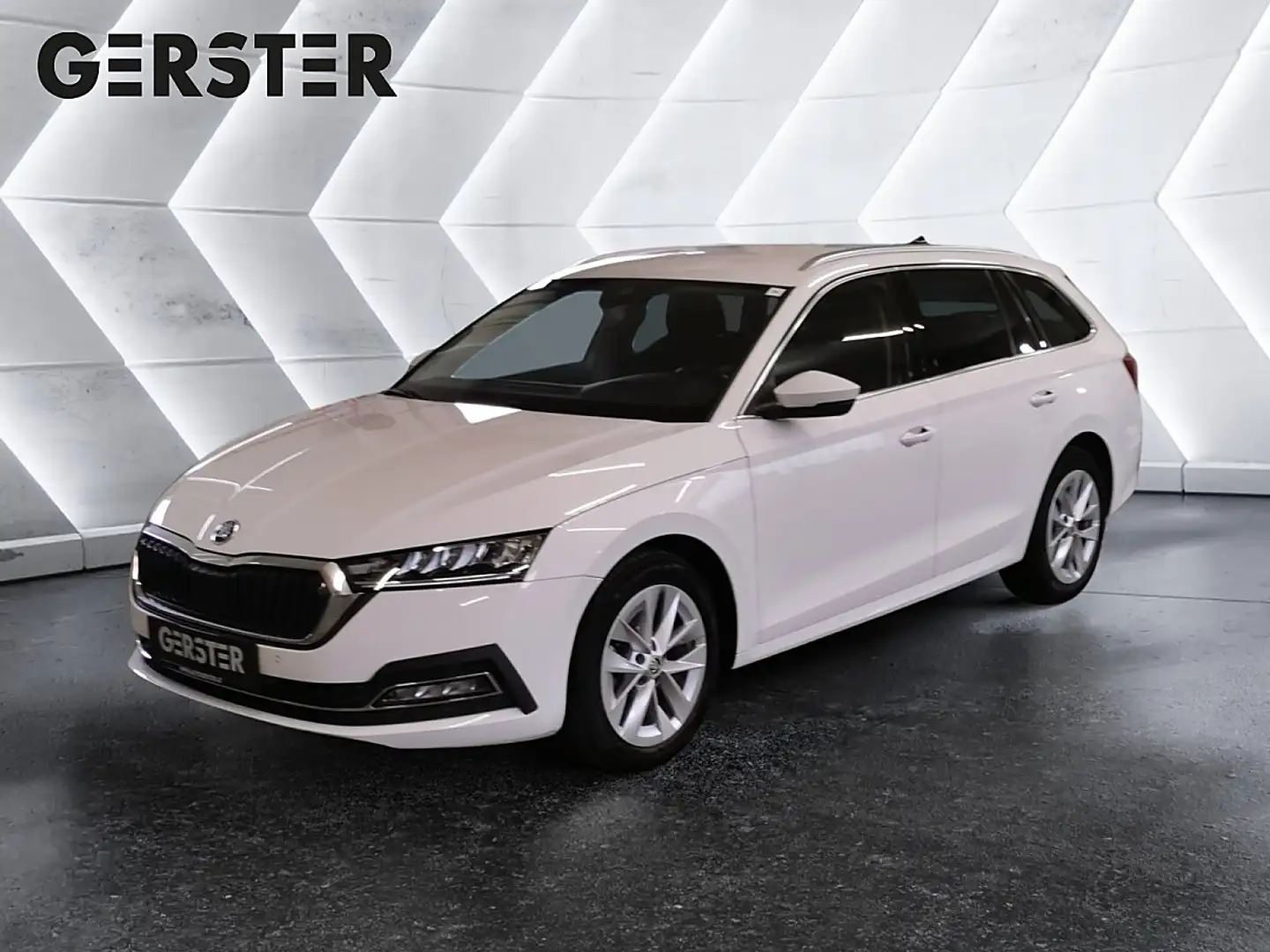 Skoda Octavia Combi 2,0 TDI Style DSG LED Lichter/ Navi/ Temp... Weiß - 1