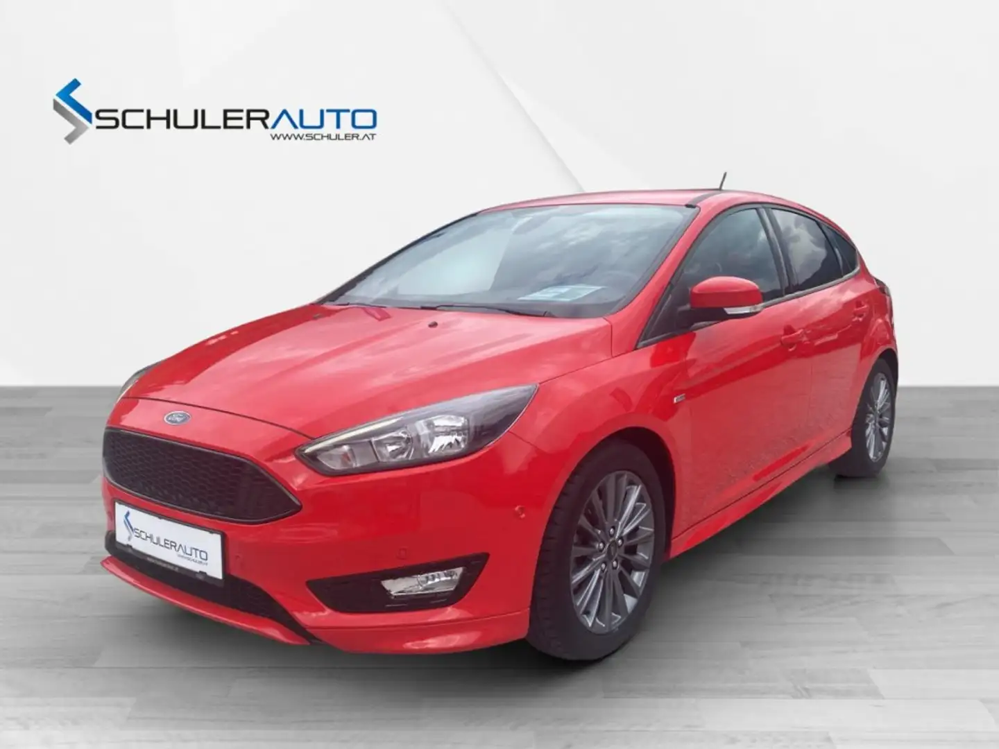 Ford Focus ST-Line 1,0 Ecoboost 125 PS 5tg. Rood - 1