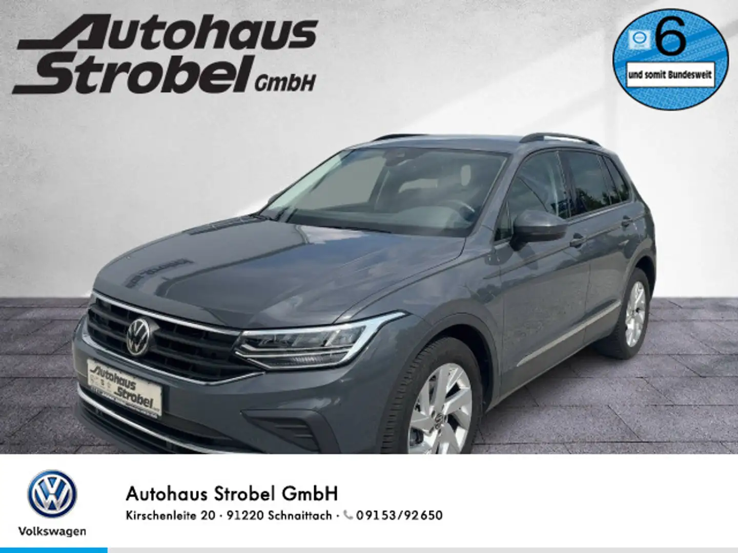 Volkswagen Tiguan 2.0 TDI DSG 4M Life Kamera LED Keyless Er Grau - 1