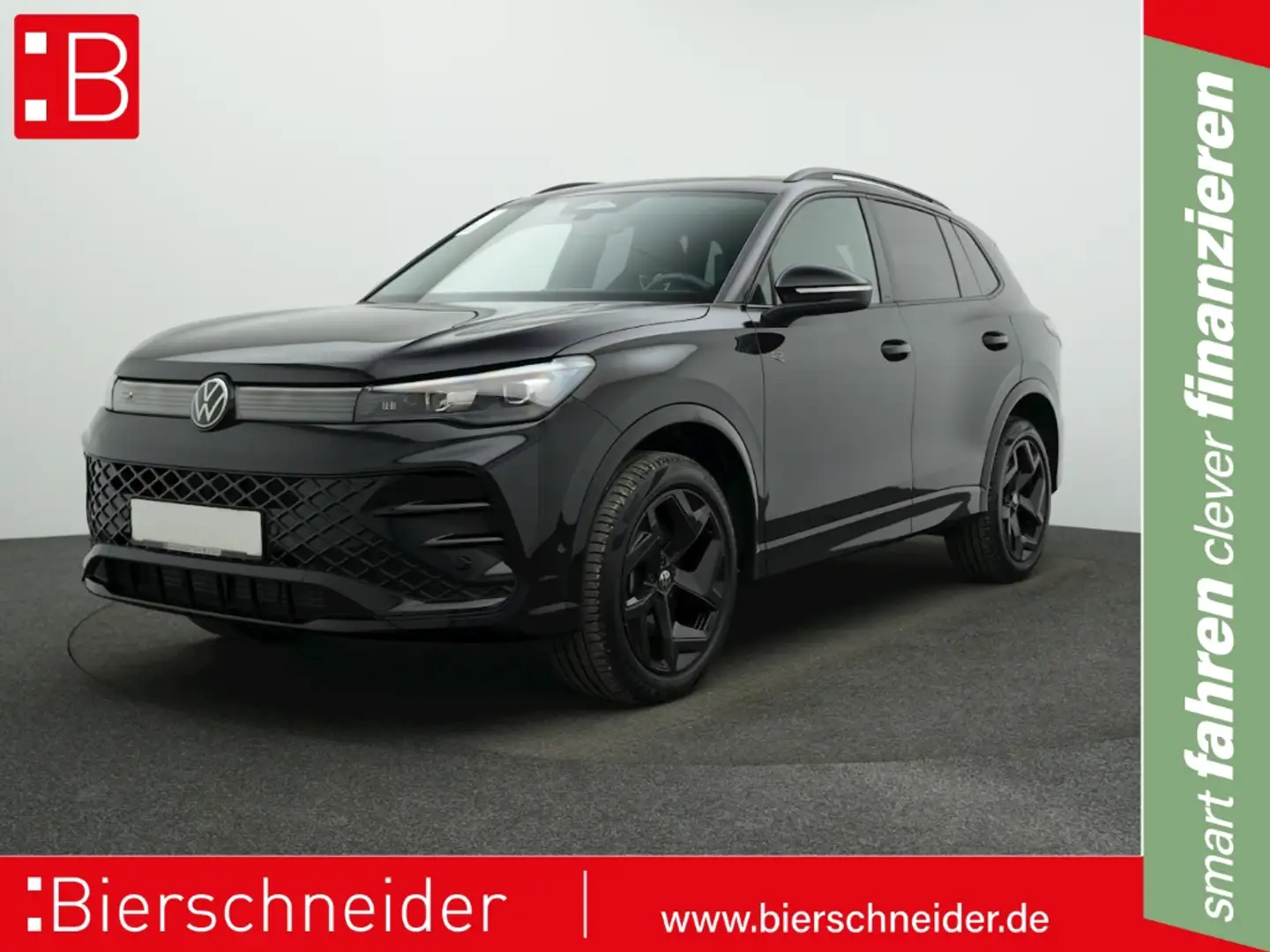 Volkswagen Tiguan 2.0 TDI DSG 4Mo. RLine BLACK-STYLE AHK H&K ALU19 Schwarz - 1