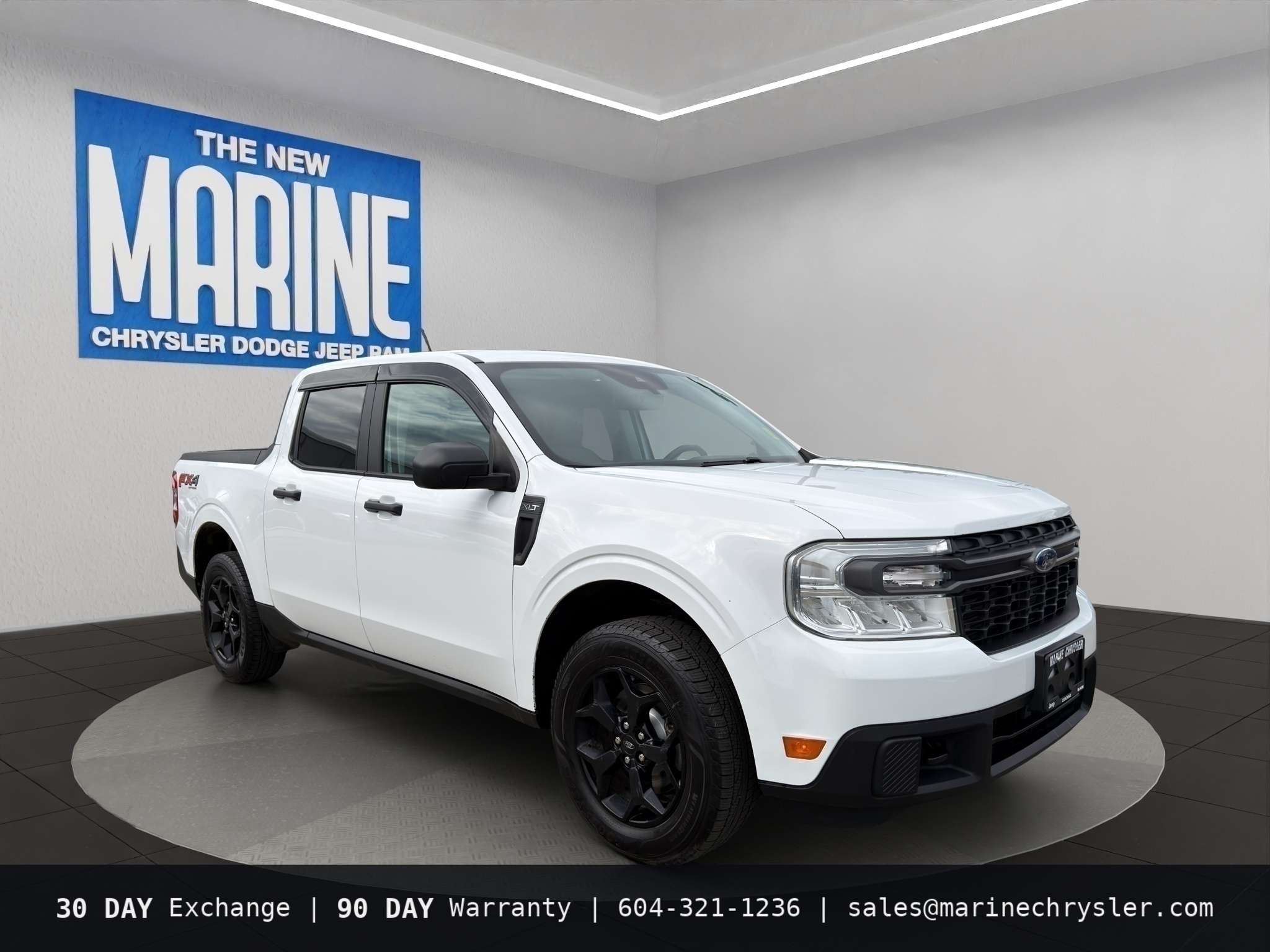 White 2022 Ford Maverick Pickup Truck 8-Speed Automatic