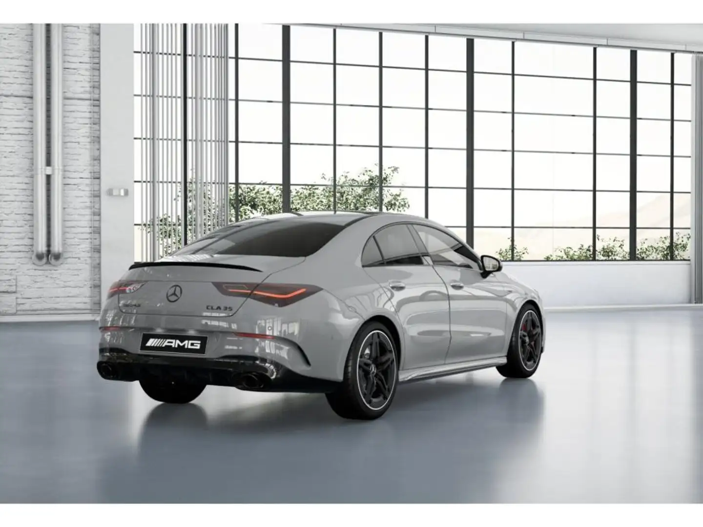 Mercedes-Benz CLA 35 AMG 4M Coupé MLB/Pano/Burm/Night/Distr/19 Gris - 2