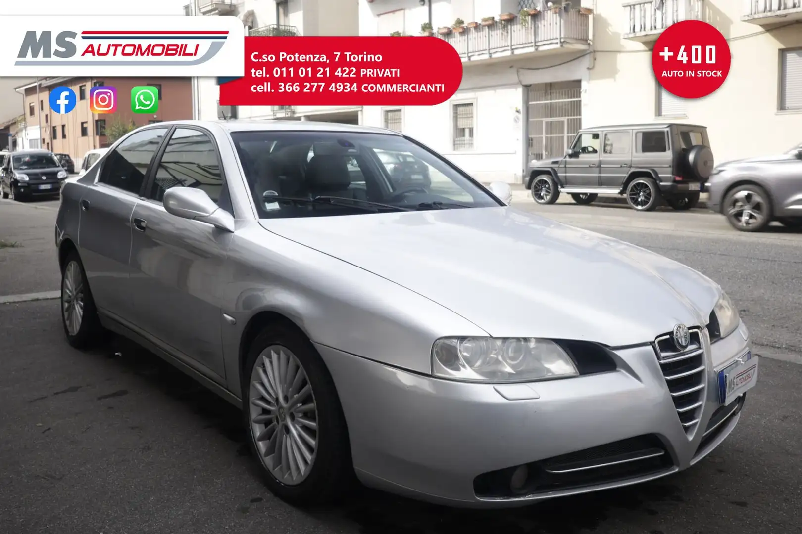 Alfa Romeo 166 Alfa Romeo 166 2.4 JTD M-JET 20V 185 CV  Unicopro Argent - 1