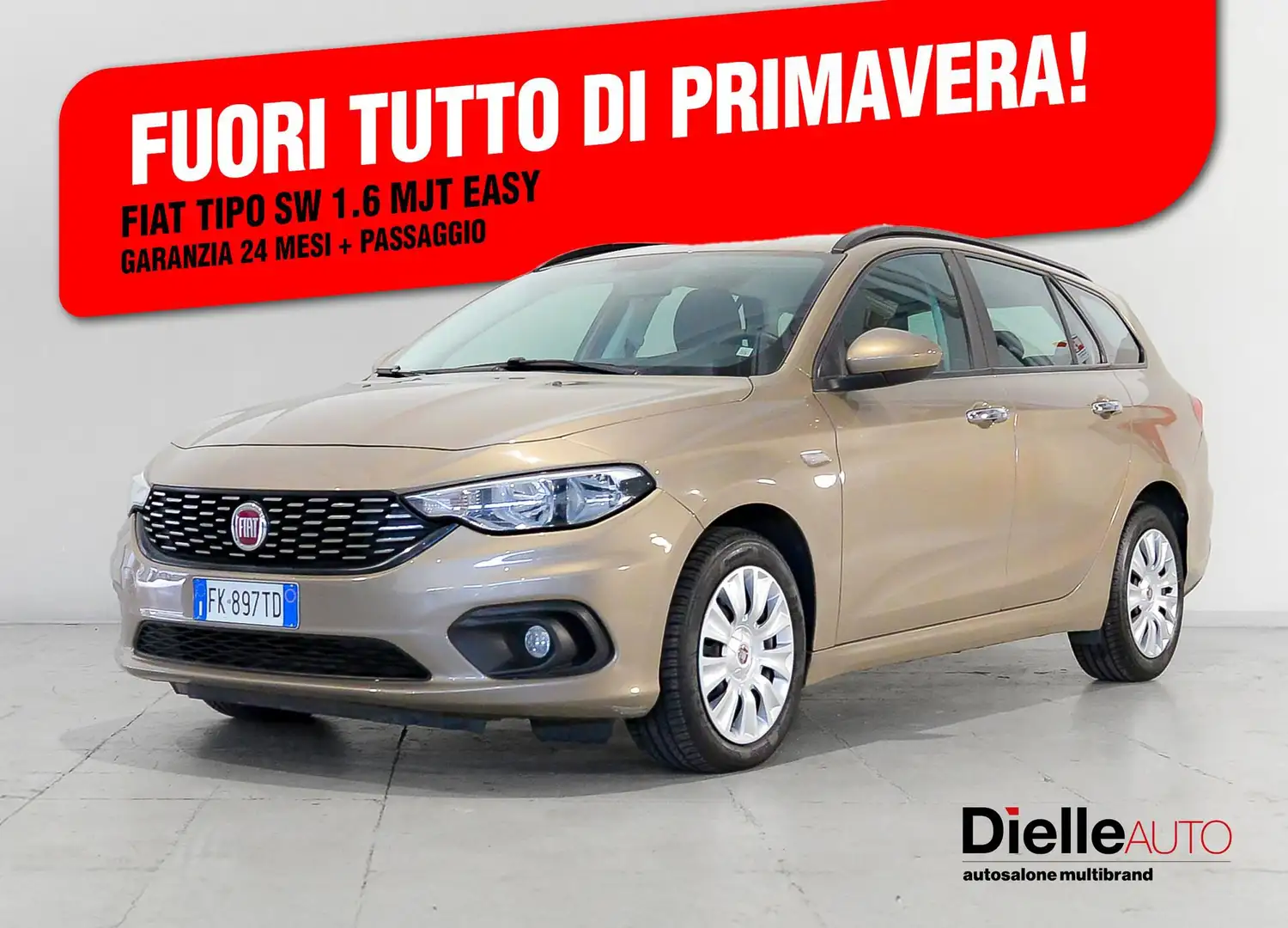 Fiat Tipo Fiat Tipo SW 1.6 Mjt Easy – Garanzia 24 Mesi + Pa Золотий - 1