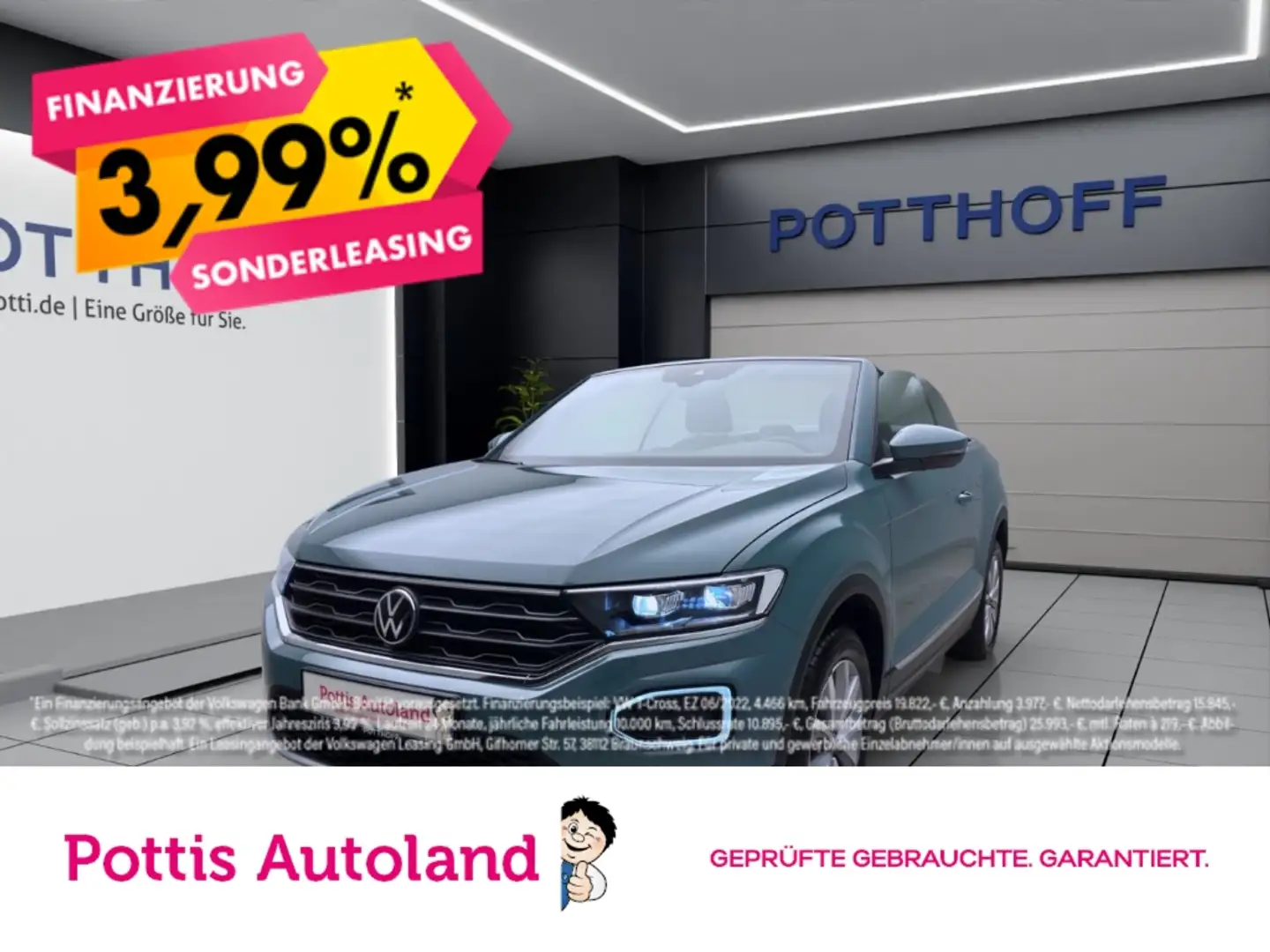 Volkswagen T-Roc Cabrio 1.0 TSI STYLE NAVI PDC SITZHZG ACC - 1
