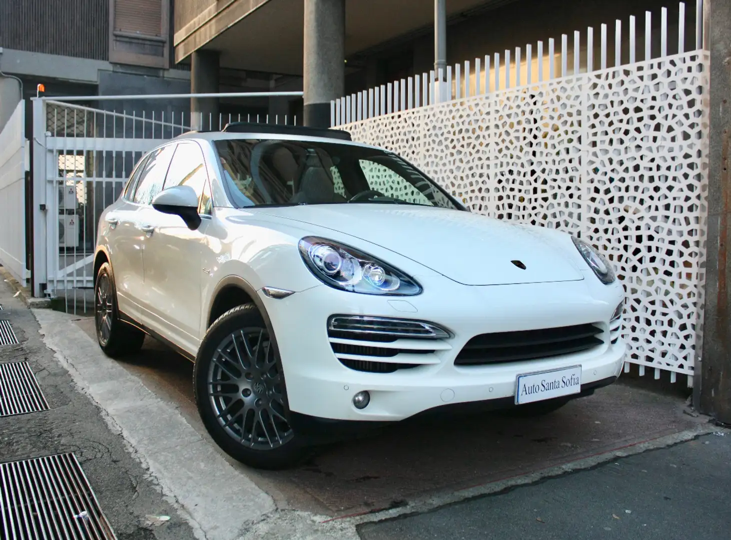 Porsche Cayenne Tagliandi-Tetto-PASM-20"-Pelle estesa-2 proprietar Blanc - 1