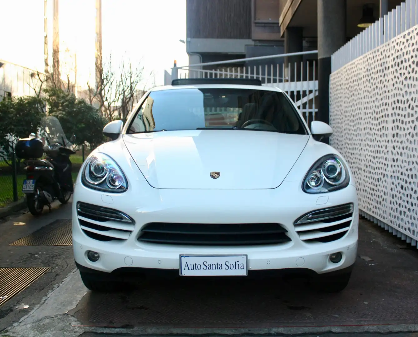 Porsche Cayenne Tagliandi-Tetto-PASM-20"-Pelle estesa-2 proprietar Blanc - 2