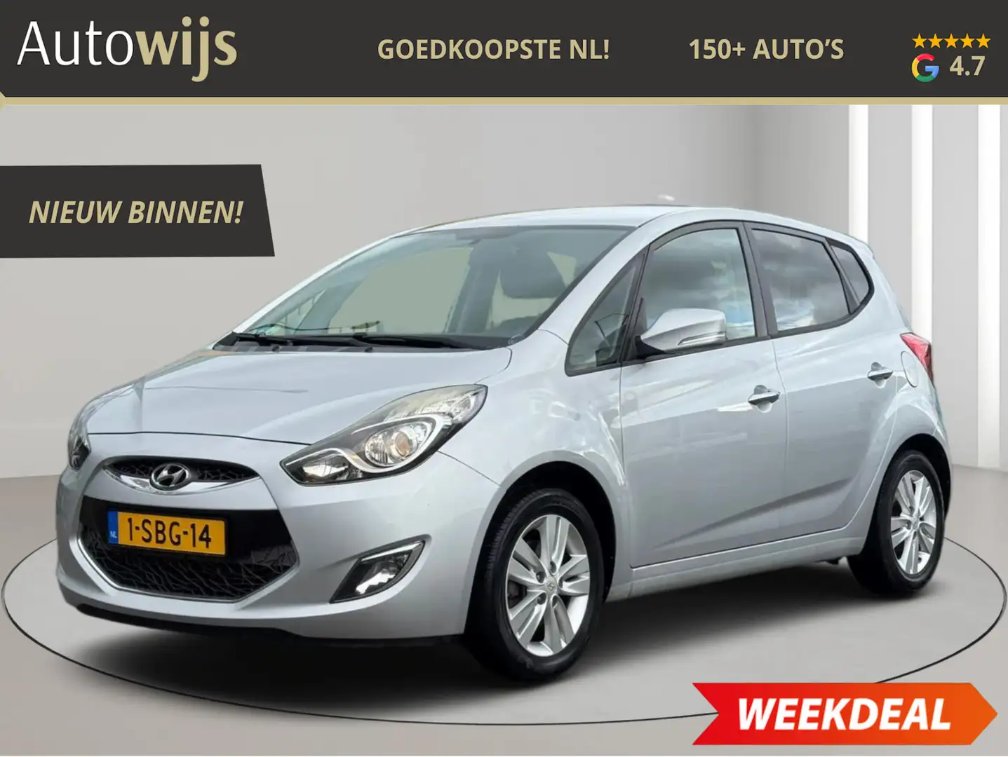 Hyundai iX20 1.4 CRDi i-Vision|Trekhaak|Clima|Xenon|Cruise Grijs - 1